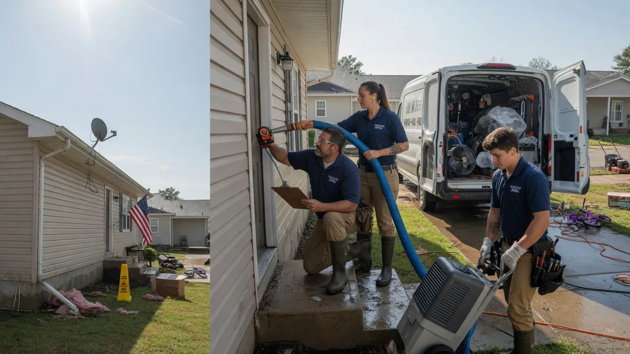 Ceiling Water Damage Restoration in Hazel Park, MI near me